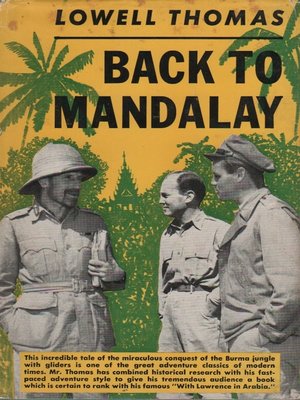 cover image of Back to Mandalay